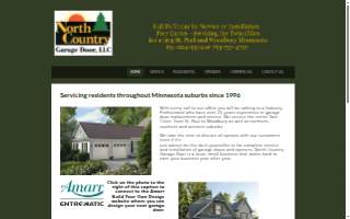 North Country Garage Door website