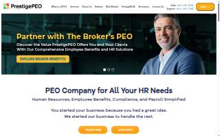 Prestige Home health LLC website