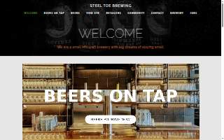 Steel Toe Brewing website