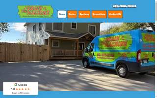 The Drain Machine website