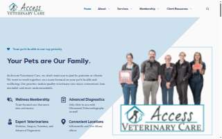 Access Veterinary Care of New Hope website