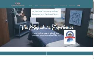 CSR Signature Massage website