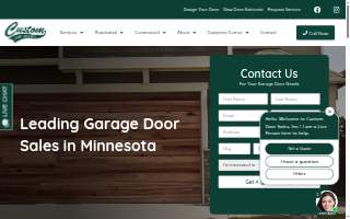 Custom Door Sales, Inc. website