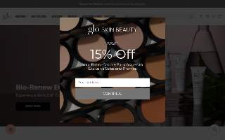 Glo Skin Space website