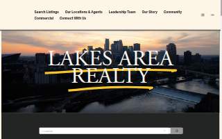 Lakes Area Realty of New Hope website