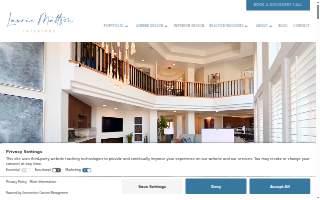 Laurie Mattson Interiors of New Hope website