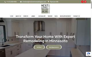 Next Level Remodeling MN of New Hope website