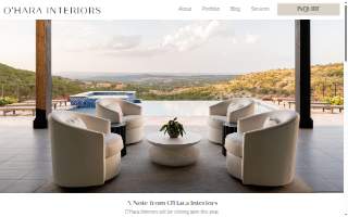 O'Hara Interiors of New Hope website