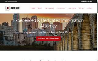 Ureke Law Firm of New Hope website