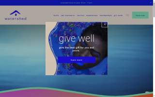Watershed Spa website
