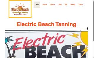 Electric Beach Tanning Salon website