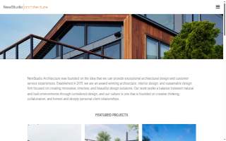 NewStudio Architecture of New Prague website
