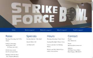 Strike Force Bowl website
