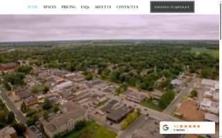 The Broz Event Venue website