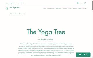 The Yoga Tree website