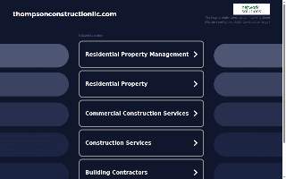 Thompson Construction and Remodeling LLC website
