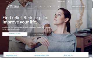 Watkins Family Chiropractic website