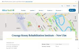 Courage Kenny Rehabilitation Institute – New Ulm website