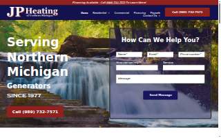 JP Plumbing & Heating Inc website