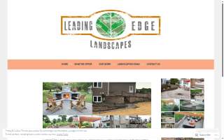 Leading Edge Landscapes website