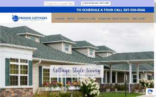 Prairie Senior Cottages of New Ulm website