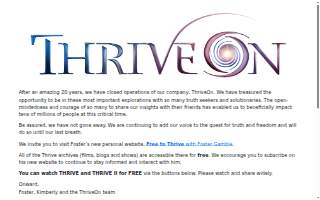 Thriveon Information & Technology website