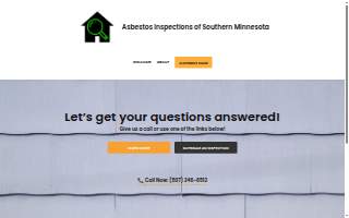 Asbestos Inspections of Southern Minnesota website