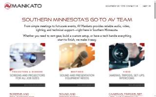 AV Mankato Rental website
