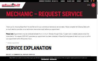 Bauer Built Tire & Service of North Mankato website