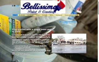 Bellissimo Paint & Coatings website