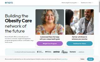 Enara Health at Mankato Clinic website