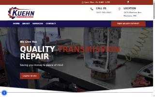 Kuehn Transmission & Repair of North Mankato website