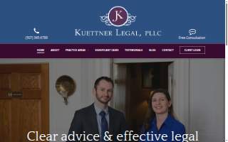 Kuettner Legal, PLLC of North Mankato website