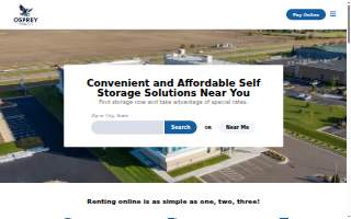 Osprey Storage Mankato website