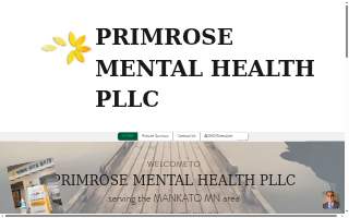Primrose Mental Health PLLC of North Mankato website