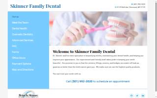 Skinner Family Dentistry of North Mankato website
