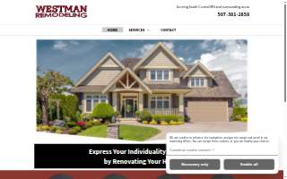 Westman Remodeling website