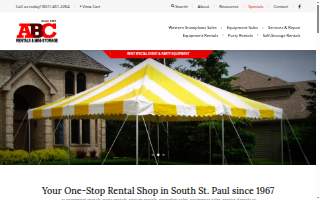 ABC Rentals Inc website