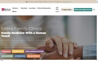 Entira Family Clinics - After Hours Clinic website