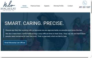 Macaulay Law Offices, Ltd. of North St. Paul website