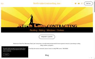 North Lake Contracting, Inc. website