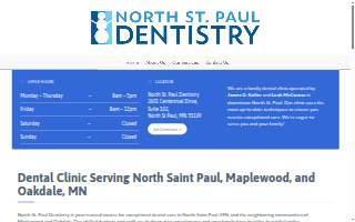 North St Paul Dentistry website