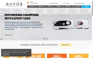 RAYUS Radiology of North St. Paul website