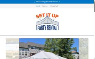 Set It Up Party Rental of North St. Paul website