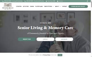 Seven Hills Senior Living of North St. Paul website