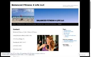 Balanced Fitness 4 Life LLC website