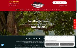 Cannon River Tree Care LLC website