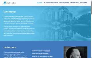 Carlson Capital Management of Hastings website