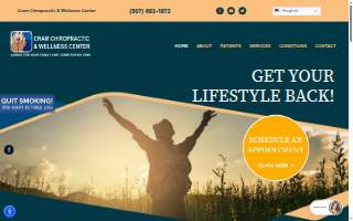 Cram Chiropractic & Wellness Center website