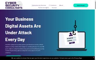 Cybersecurity Consultants website